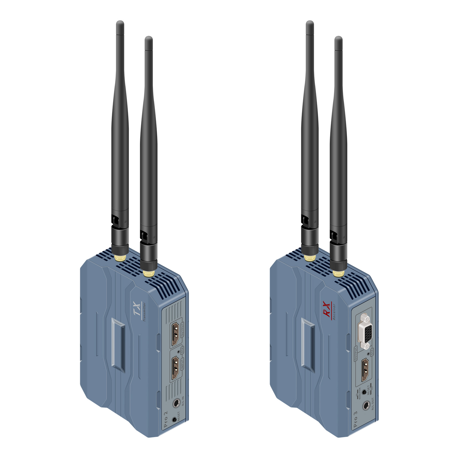 Wireless Hdmi Transmitter And Receiver 4K - Bezprzewodowy przedłużacz HDMI 4K 250m, nadajnik