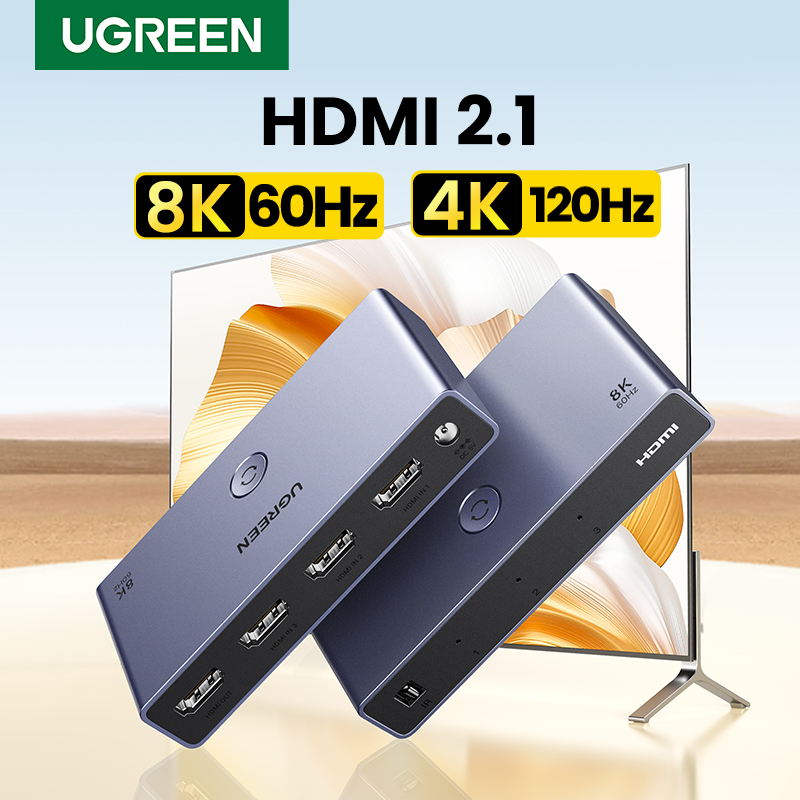 Hdmi Splitter 1 In 4 Out 4K 60Hz - UGREEN HDMI 2.1 2.0 8K przełącznik