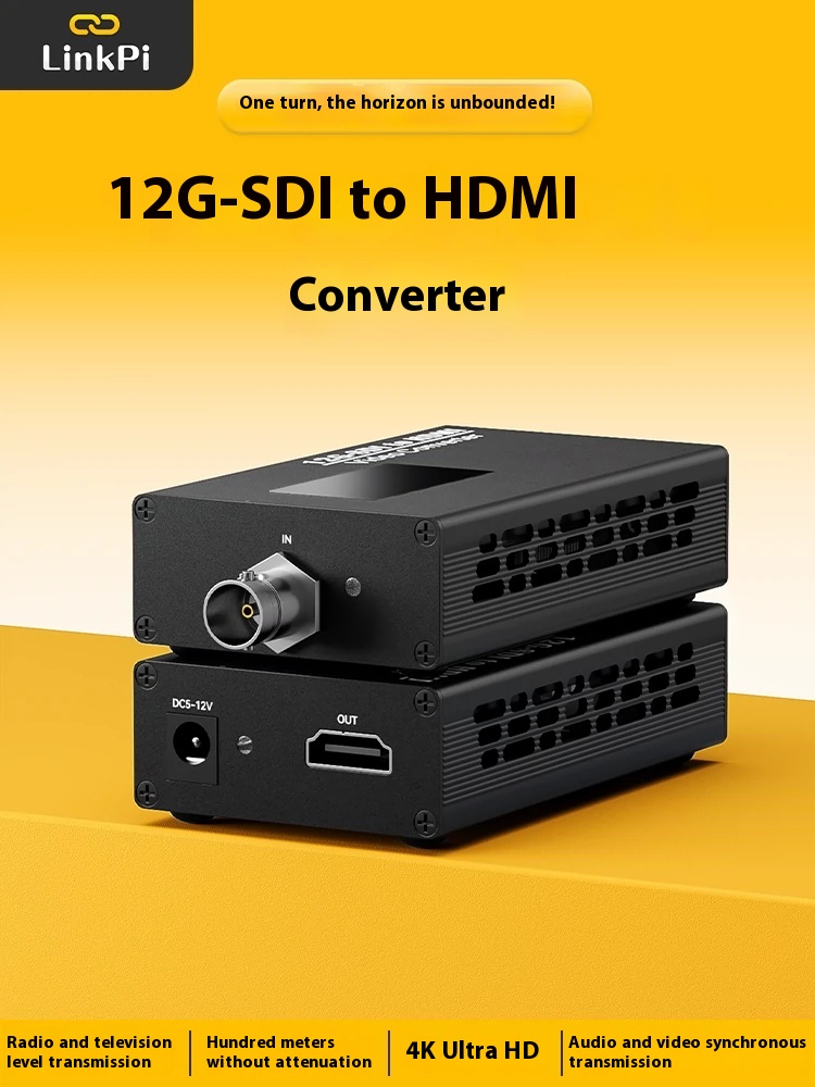 Sdi To Hdmi Converter Broadcast - Profesjonalny konwerter 12G-SDI na HDMI 4K60
