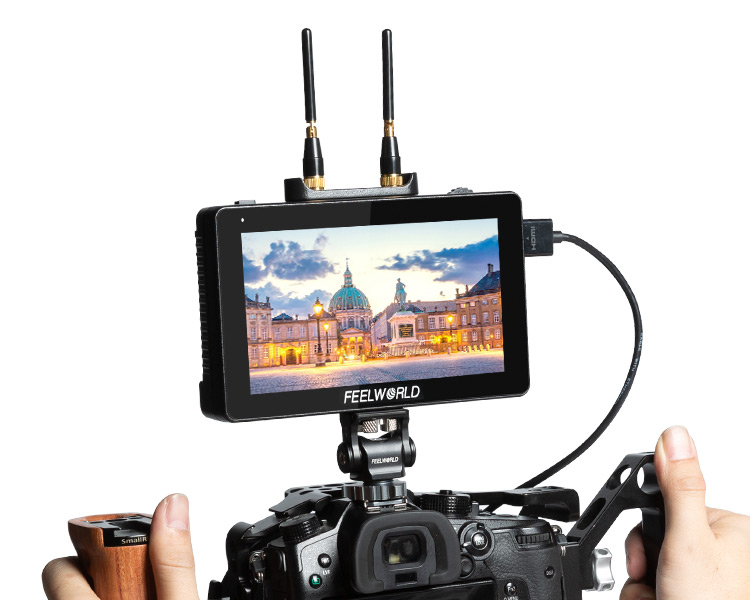 Wireless Video Transmitter For Camera Dslr - FEELWORLD FT6 FR6 5,5-calowy bezprzewodowy system