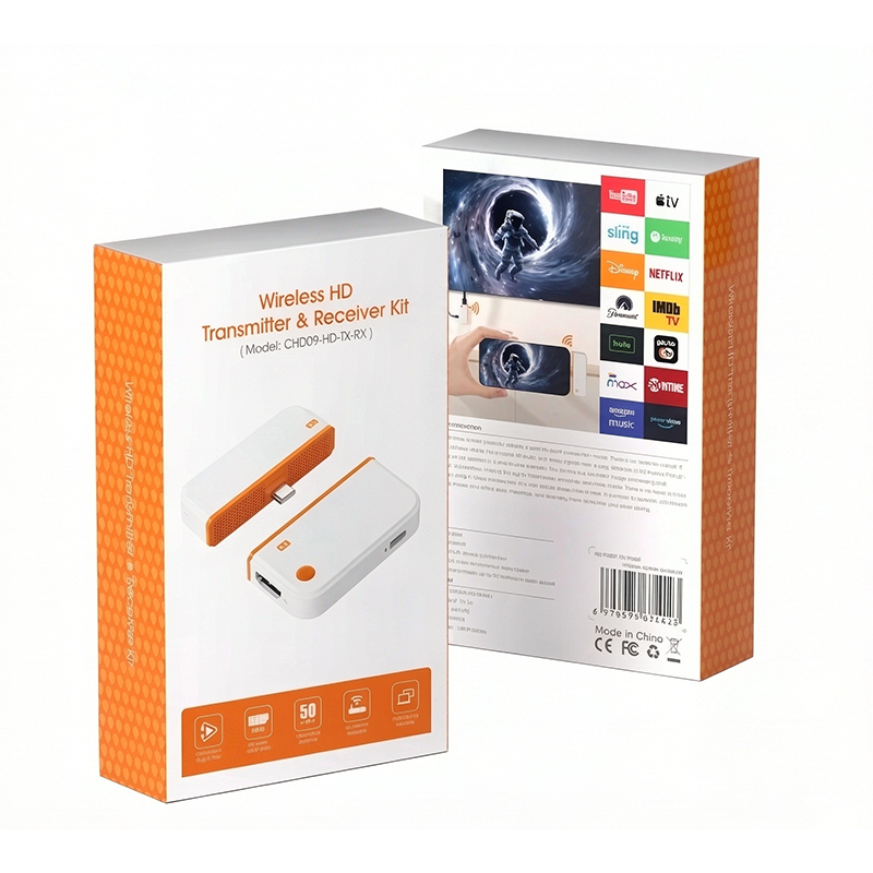 Wireless Hdmi Receiver For Projector - Bezprzewodowy adapter HDMI z portem USB-C,
