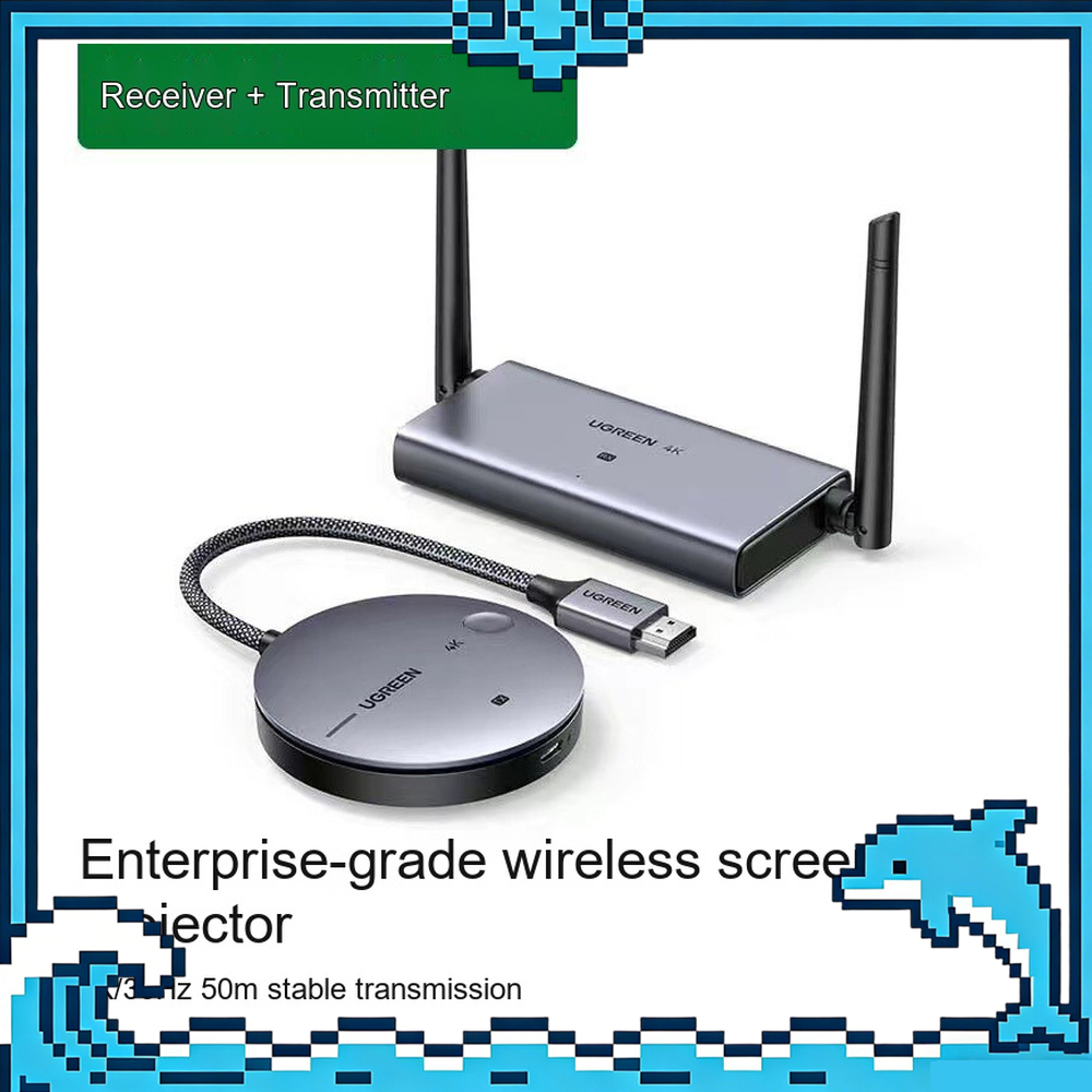 Wireless Hdmi Transmitter And Receiver 4K - UGREEN 90909 CM586 Bezprzewodowy nadajnik-odbiornik HDMI