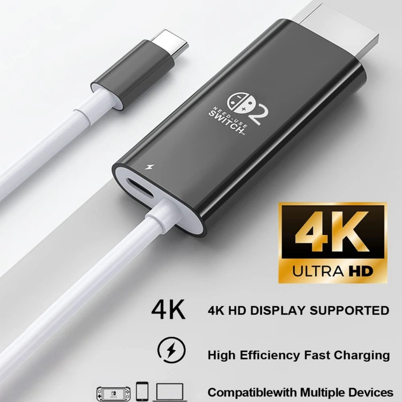 Hdmi Matrix Switch 4X4 4K 60Hz - Stacja dokująca dla Nintendo Switch 2,