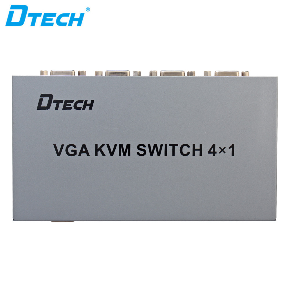 Hdmi Kvm Switch 4 Port Dual Monitor - DTECH 4-portowy USB HDMI KVM Extender