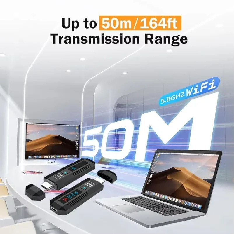 Bezprzewodowy przedłużacz HDMI – Wireless Hdmi Receiver For Projector recenzja i cena
