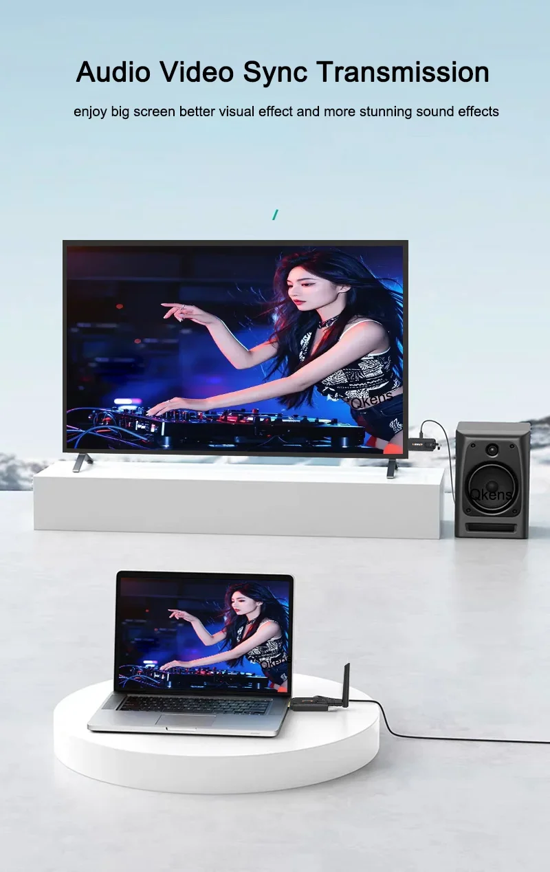 Bezprzewodowy nadajnik i odbio – Wireless Hdmi Receiver For Projector recenzja i cena