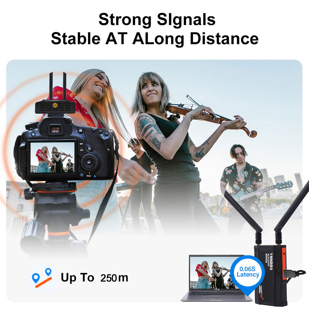 Zestaw bezprzewodowego przedłu – Wireless Video Transmitter For Camera Dslr recenzja i cena