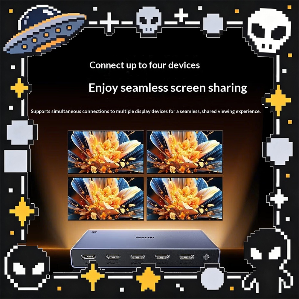UGREEN CM713-25858 – rozdziela – Hdmi Splitter 1 In 4 Out 4K 60Hz recenzja i cena