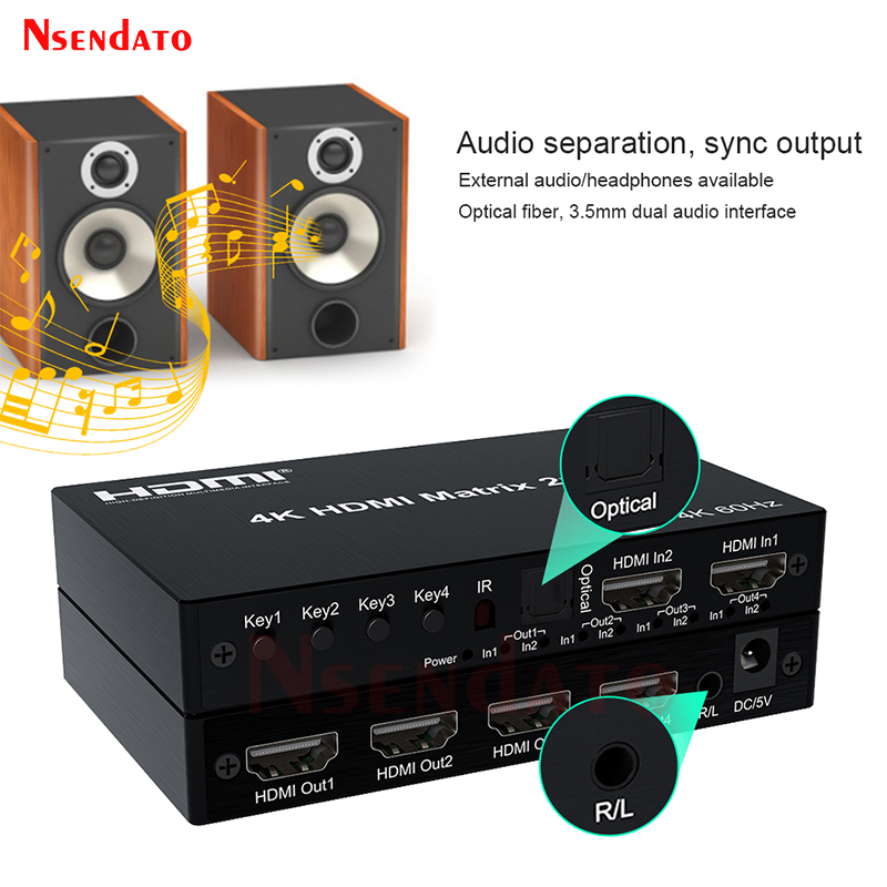 Matryca HDMI 4K 60Hz 2x4 z Dol – Hdmi Splitter 1 In 4 Out 4K 60Hz recenzja i cena