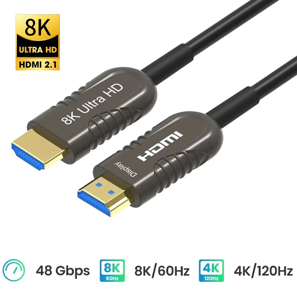 Kabel światłowodowy HDMI 8K 60 – Hdmi Fiber Optic Cable 50M 100M recenzja i cena