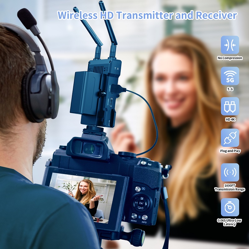 Bezprzewodowy nadajnik i odbio – Wireless Video Transmitter For Camera Dslr recenzja i cena
