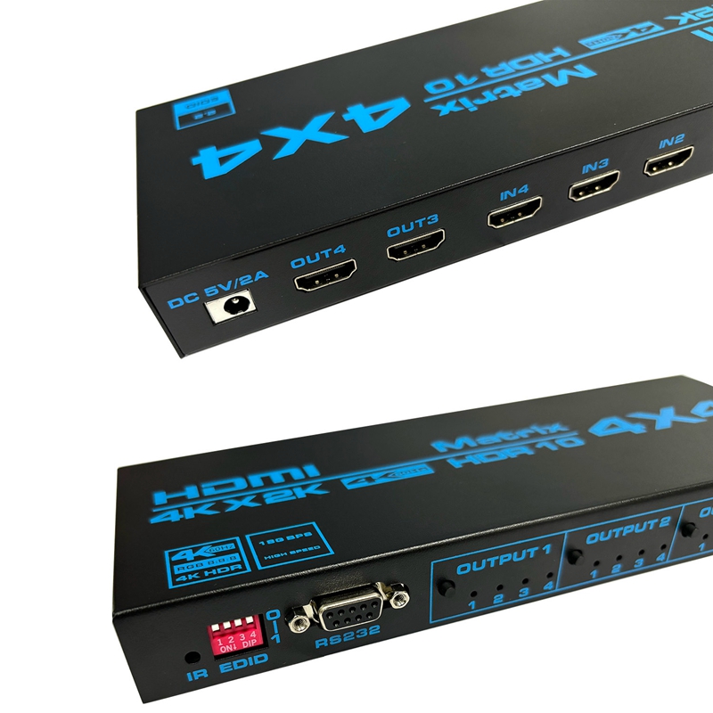 Matryca HDMI 4K 4 wejścia 4 wy – Hdmi Matrix Switch 4X4 4K 60Hz recenzja i cena