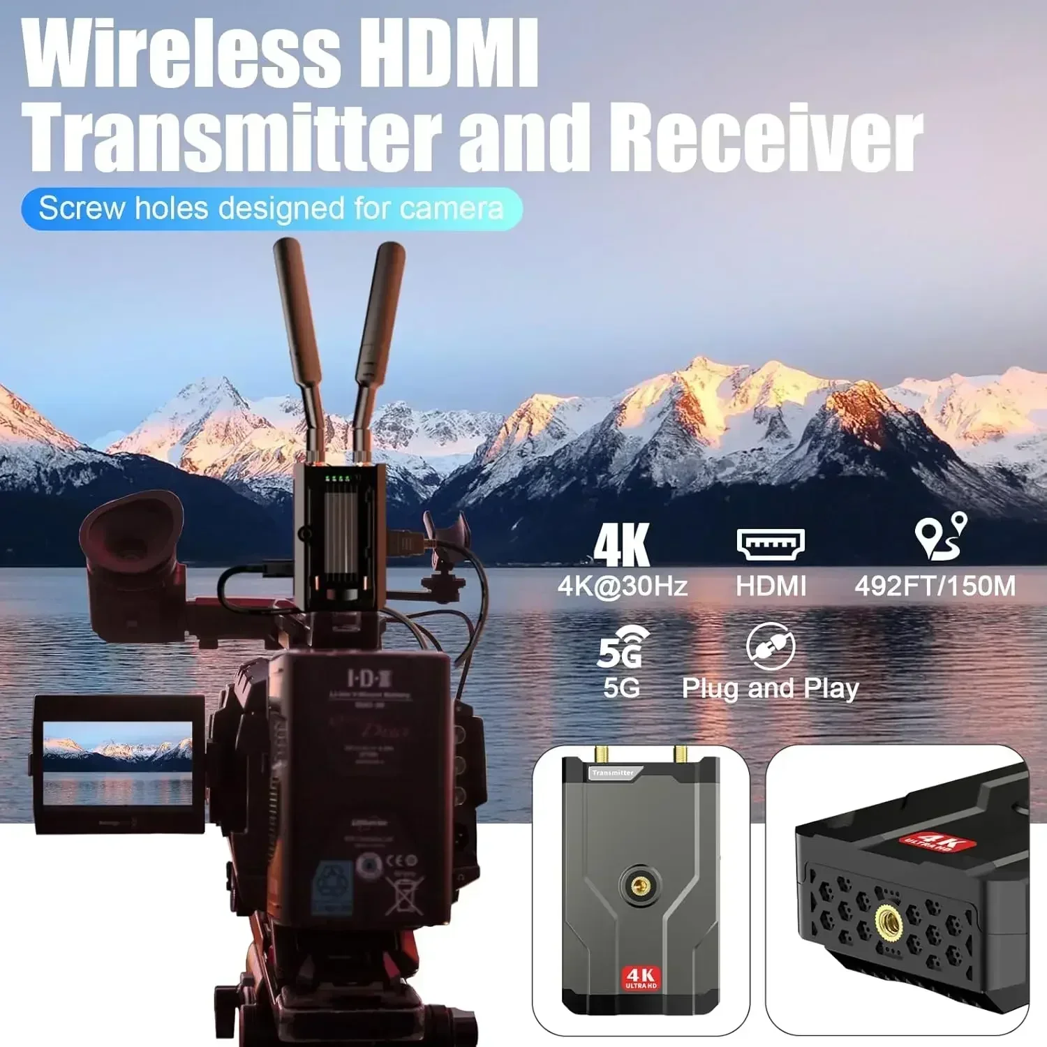 Bezprzewodowy nadajnik HDMI 4K – Wireless Hdmi Receiver For Projector recenzja i cena