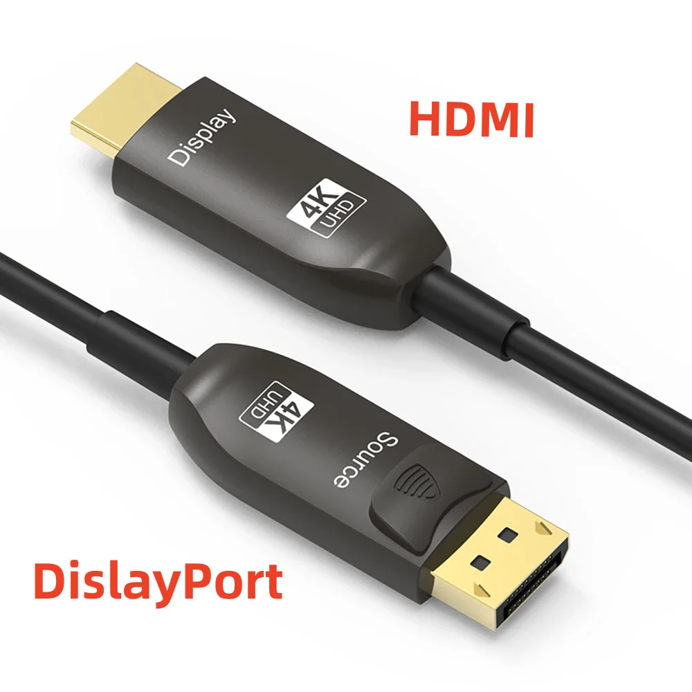 Kabel światłowodowy DisplayPor – Hdmi Fiber Optic Cable 50M 100M recenzja i cena