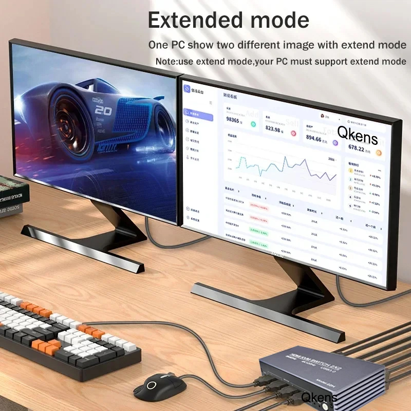 Przełącznik KVM HDMI 8K 60Hz 2 – Hdmi Kvm Switch 4 Port Dual Monitor recenzja i cena