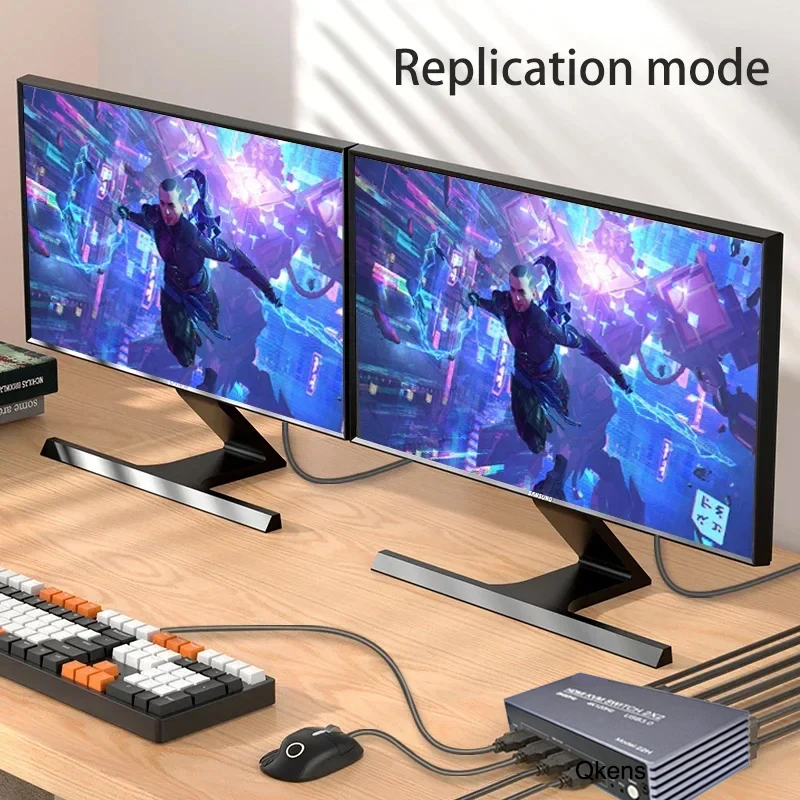 Przełącznik KVM HDMI 8K 60Hz 2 – Hdmi Kvm Switch 4 Port Dual Monitor recenzja i cena