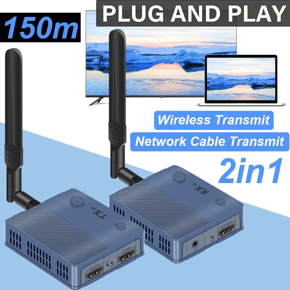 Przedłużacz HDMI bezprzewodowy – Wireless Hdmi Transmitter And Receiver 4K recenzja i cena