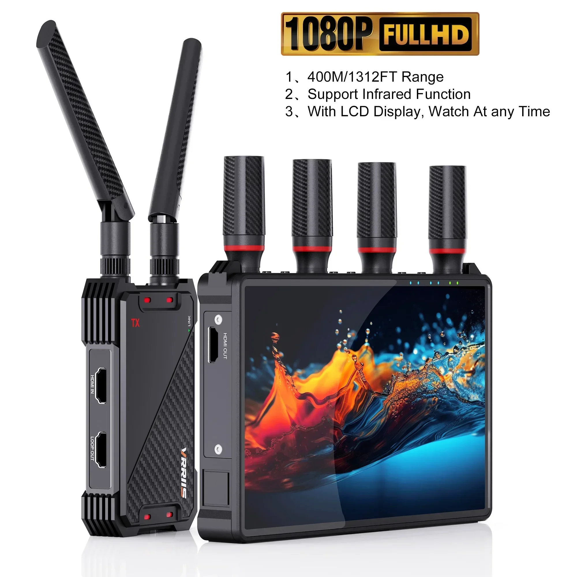 WL083P Bezprzewodowy nadajnik  – Wireless Video Transmitter For Camera Dslr recenzja i cena