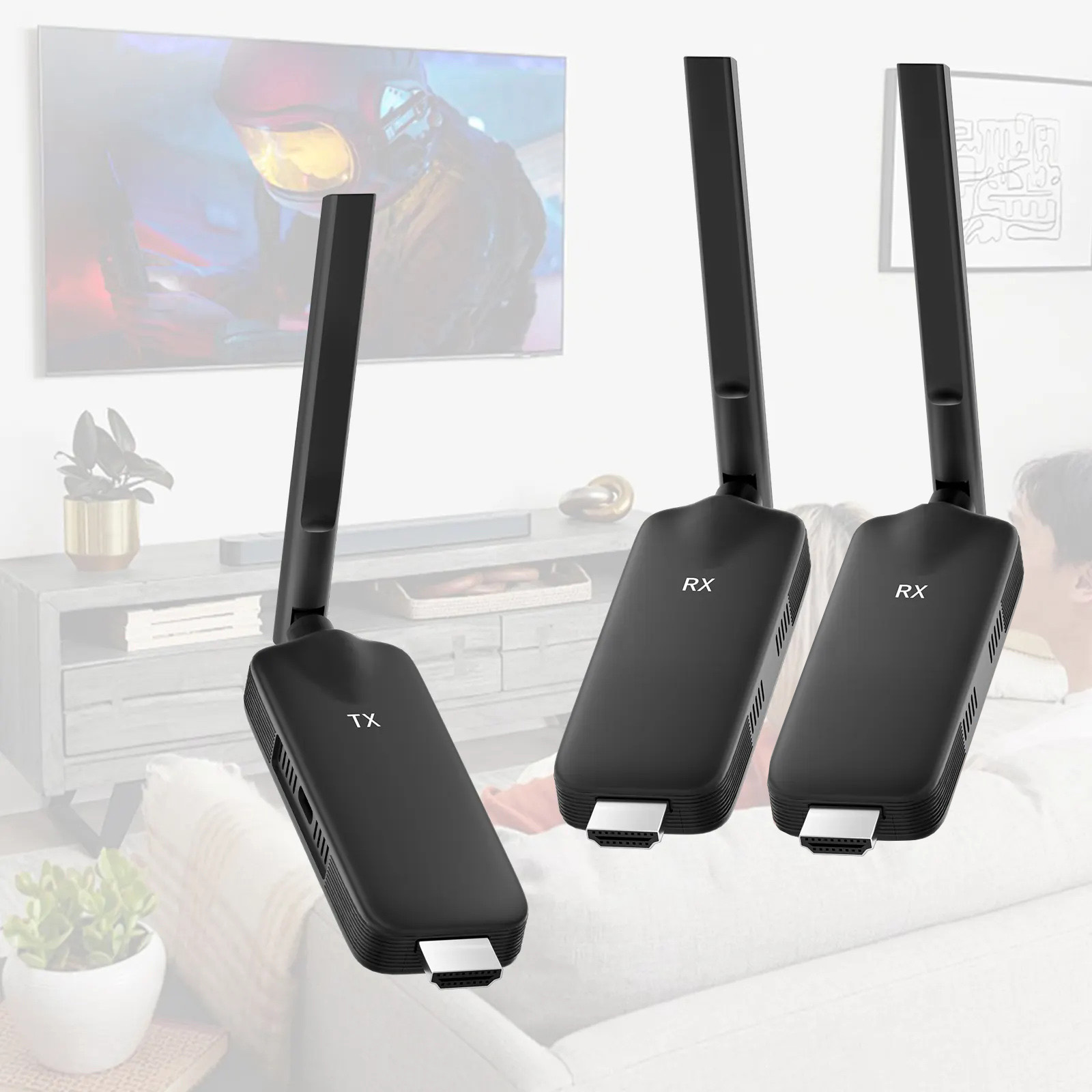 50m bezprzewodowy nadajnik wid – Wireless Hdmi Transmitter And Receiver 4K recenzja i cena