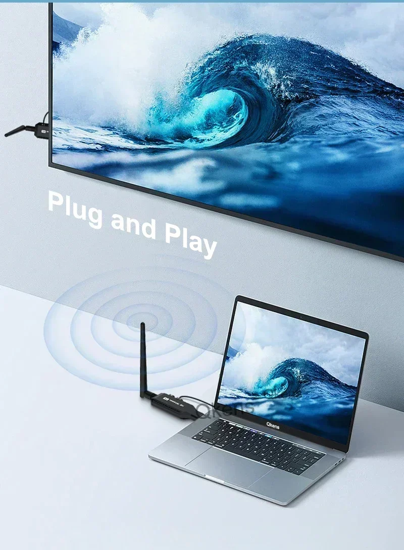 50m bezprzewodowy nadajnik wid – Wireless Hdmi Transmitter And Receiver 4K recenzja i cena