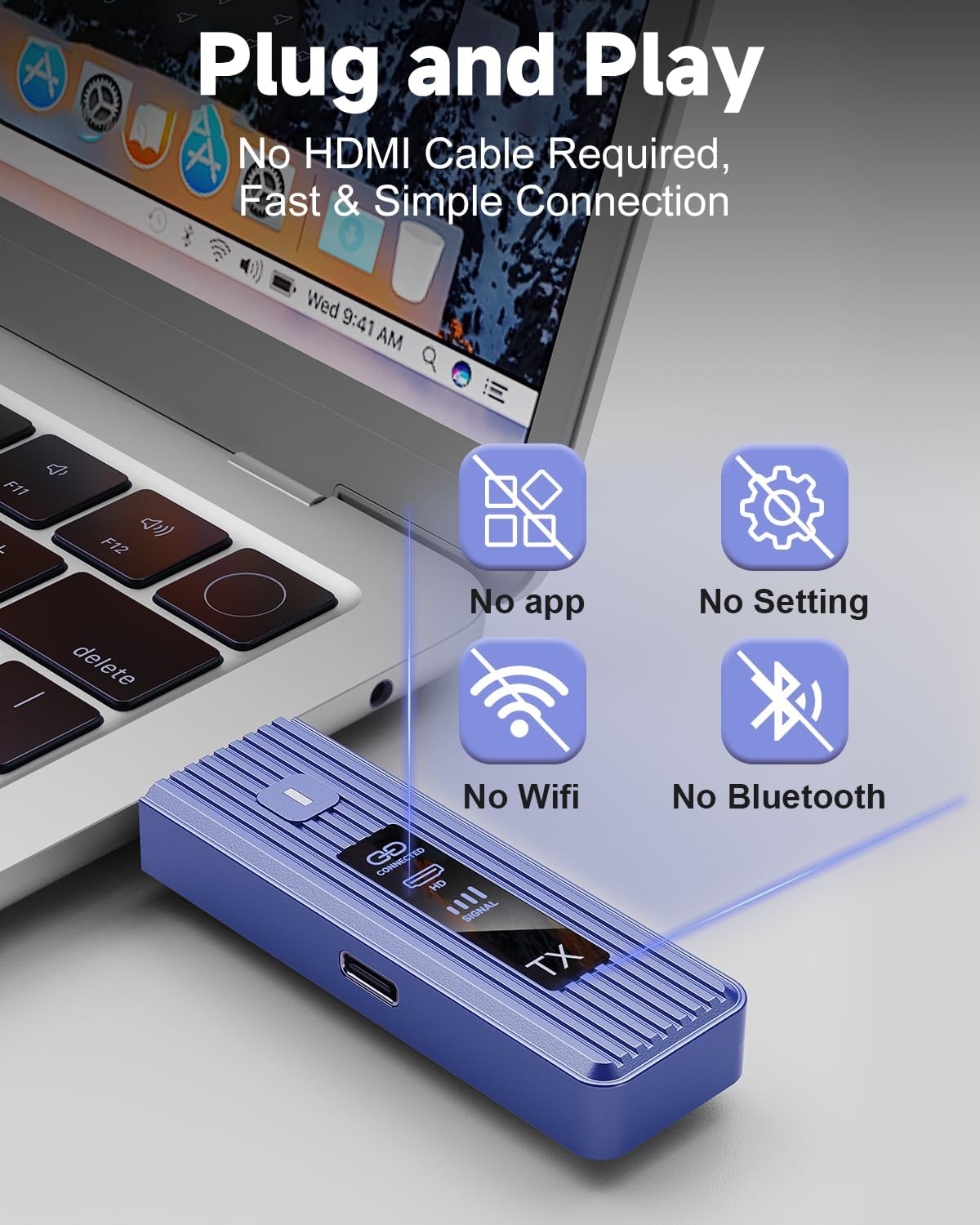 Bezprzewodowy nadajnik i odbio – Wireless Hdmi Transmitter And Receiver 4K recenzja i cena