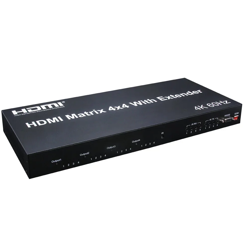 Matryca HDMI 4x4 4K 60Hz HDMI2 – Hdmi Matrix Switch 4X4 4K 60Hz recenzja i cena