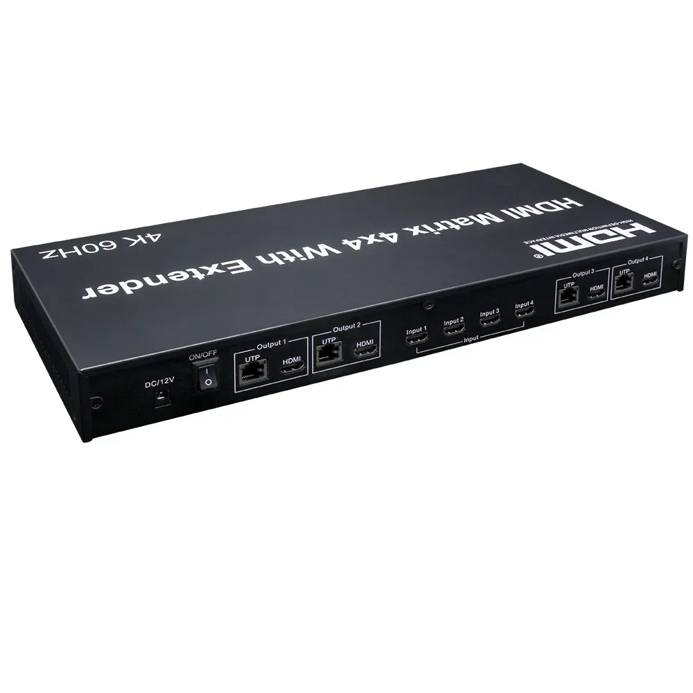 Matryca HDMI 4x4 4K 60Hz HDMI2 – Hdmi Matrix Switch 4X4 4K 60Hz recenzja i cena
