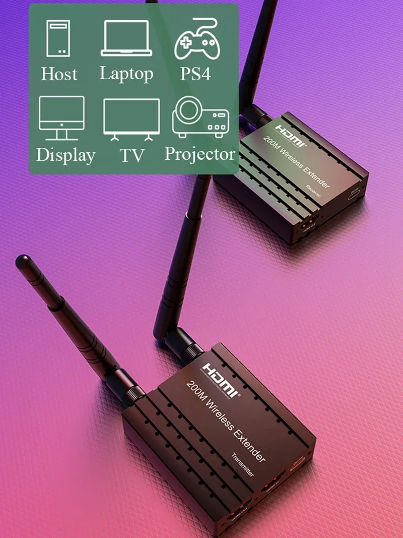 Bezprzewodowy przedłużacz HDMI – Wireless Hdmi Receiver For Projector recenzja i cena