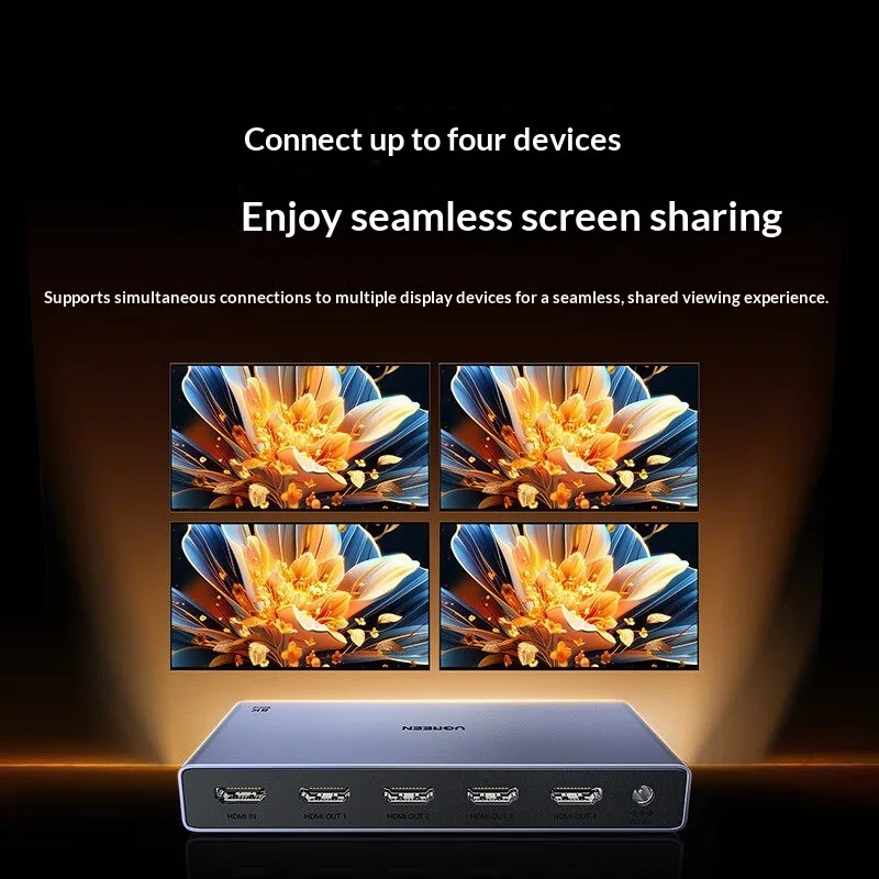 UGREEN CM713-25858 – rozdziela – Hdmi Splitter 1 In 4 Out 4K 60Hz recenzja i cena