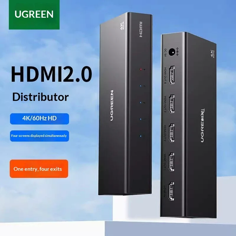 UGREEN CM604 – rozdzielacz HDM – Hdmi Splitter 1 In 4 Out 4K 60Hz recenzja i cena