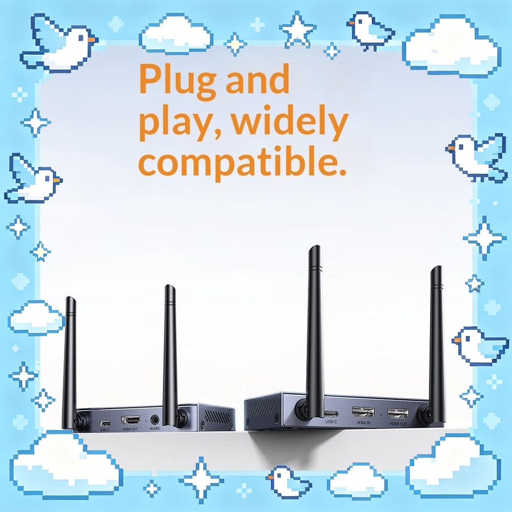 UGREEN S513-75533 Bezprzewodow – Wireless Hdmi Transmitter And Receiver 4K recenzja i cena
