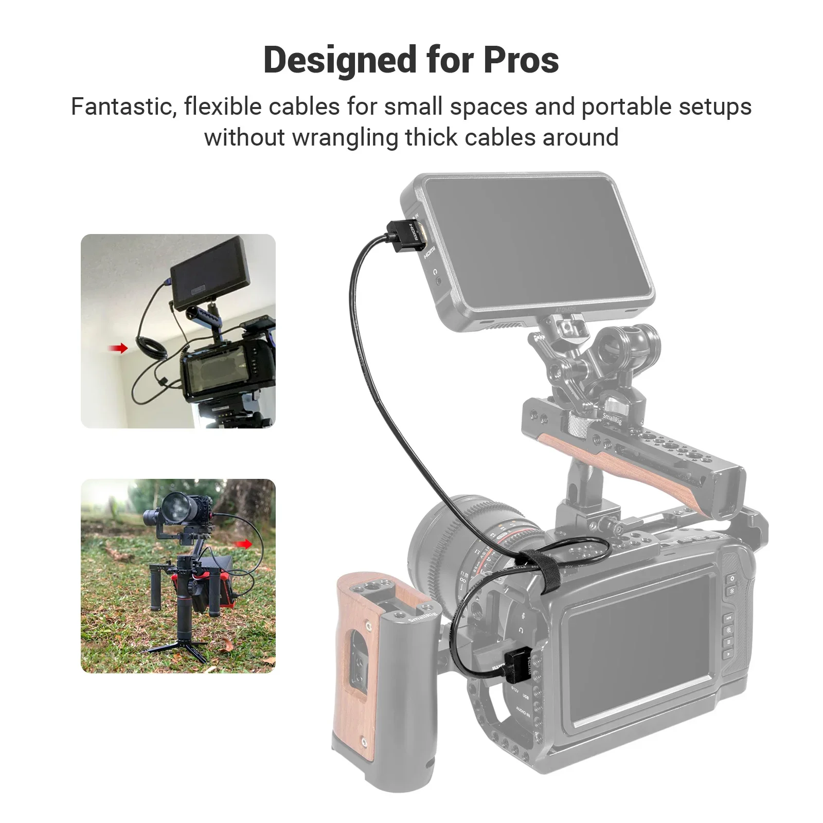 Kabel SmallRig Ultra Slim 55cm – Wireless Video Transmitter For Camera Dslr recenzja i cena