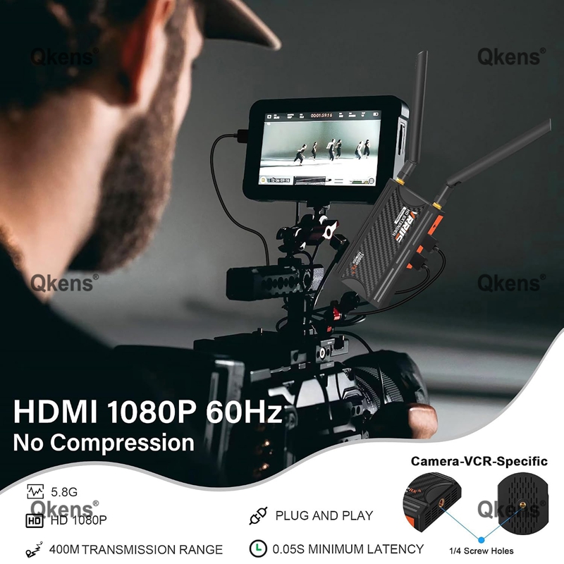 Bezprzewodowy przedłużacz HDMI – Wireless Video Transmitter For Camera Dslr recenzja i cena