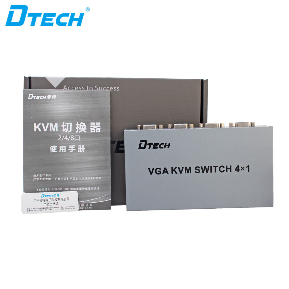 DTECH 4-portowy USB HDMI KVM E – Hdmi Kvm Switch 4 Port Dual Monitor recenzja i cena