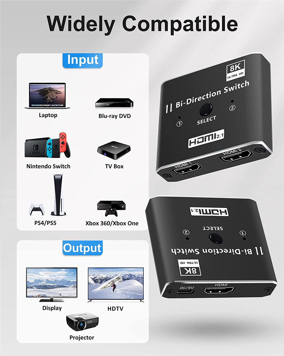 Przełącznik Navceker 8K 60Hz k – Hdmi Matrix Switch 4X4 4K 60Hz recenzja i cena